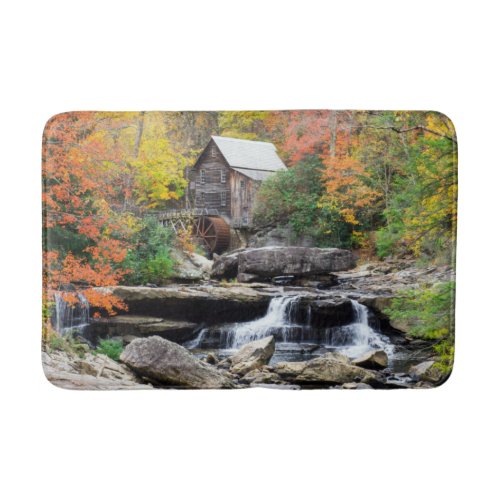 Grist Mill at Glade Creek Scenic West Virginia Bath Mat