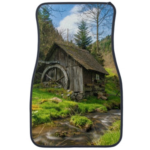 Grist Mill in the Black Forest Car Floor Mat