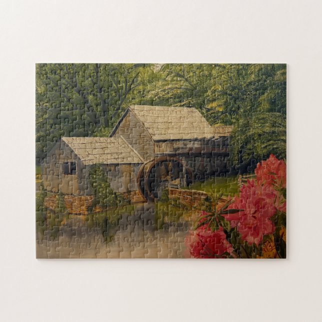 Gristmill, by Gary Poling Jigsaw Puzzle (Horizontal)