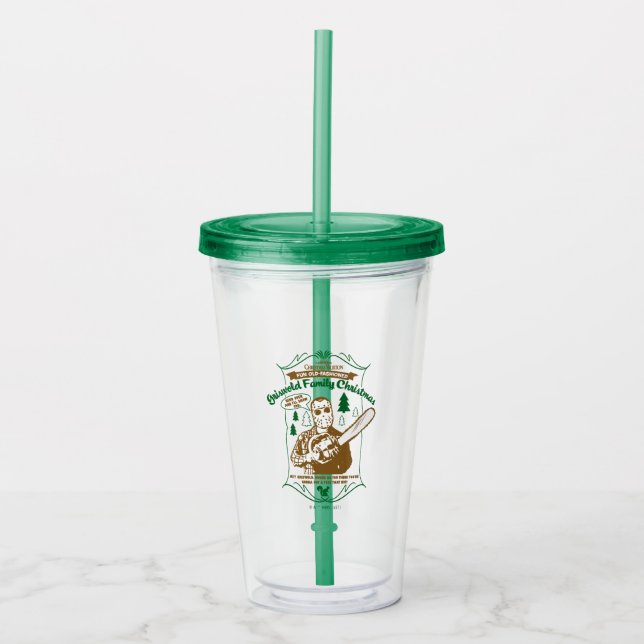 Griswold Family Christmas Chainsaw Graphic Acrylic Tumbler (Front)
