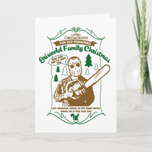 Griswold Family Christmas Chainsaw Graphic Card