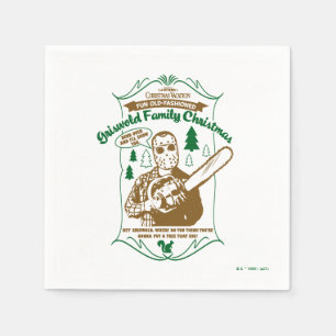 Griswold Family Christmas Chainsaw Graphic Napkins