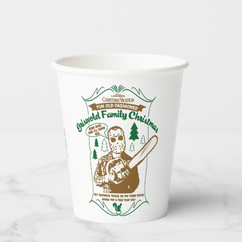 Griswold Family Christmas Chainsaw Graphic Paper Cups