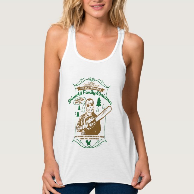 Griswold Family Christmas Chainsaw Graphic Tank Top (Front)