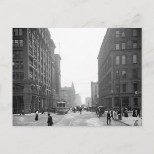 Griswold Street, Detroit: 1906 Postcard