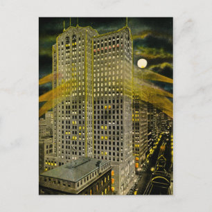 Griswold Street Detroit, Detroit Michigan Vintage Postcard