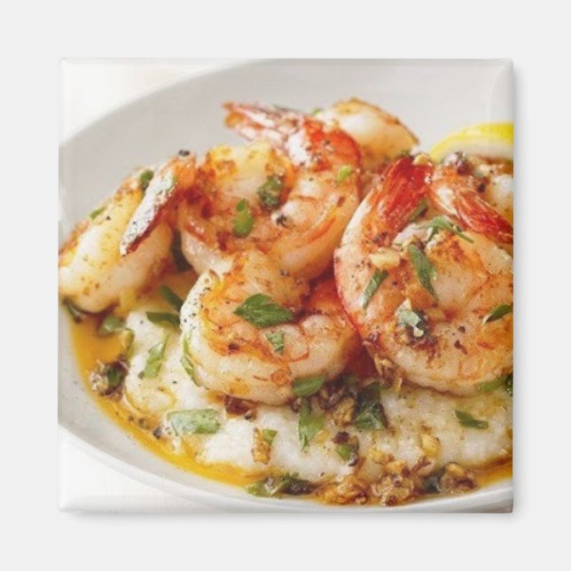 Grits & Shrimp Magnet (Front)