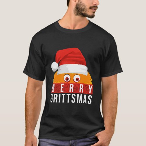 Gritty Christmas Merry Grittsmas Christmas Gift T_Shirt