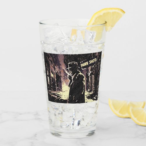Gritty City Urban Detectives 1940s Vintage Style Glass