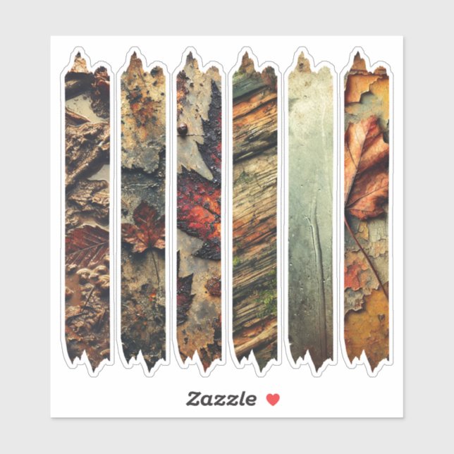 Gritty Fall Washi Tape Planner Stickers (Sheet)