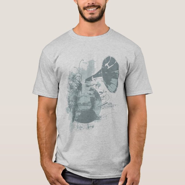Gritty Gramophone T-Shirt (Front)