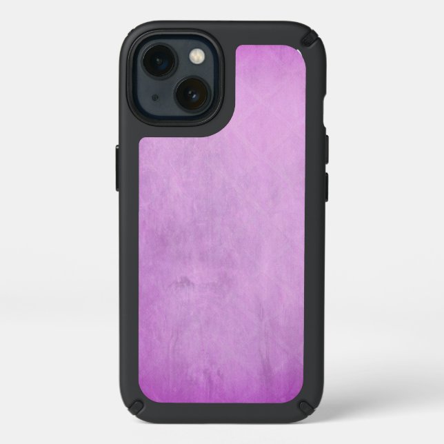 Gritty Purple Watercolor Speck iPhone 13 Case (Front)
