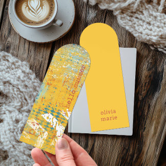 Gritty Street Art Grunge Modern Bookmark