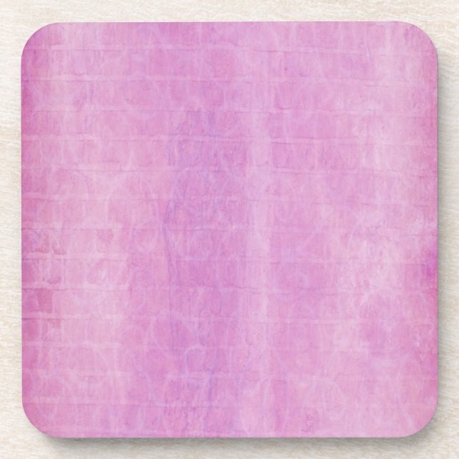 Gritty Violet Beverage Coaster (Front)
