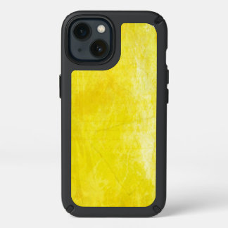 Gritty Yellow Watercolor Speck iPhone 13 Case