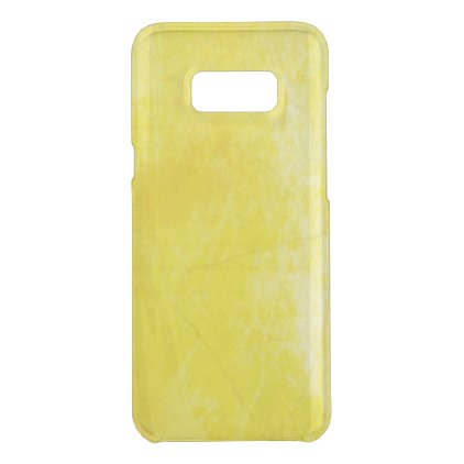Gritty Yellow Watercolor Uncommon Samsung Galaxy S8+ Case