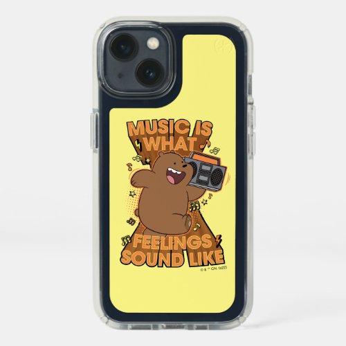 Grizz _ Music is What Feelings Sound Like Speck iPhone 13 Case