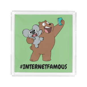 Grizz & Nom Nom - #InternetFamous Acrylic Tray