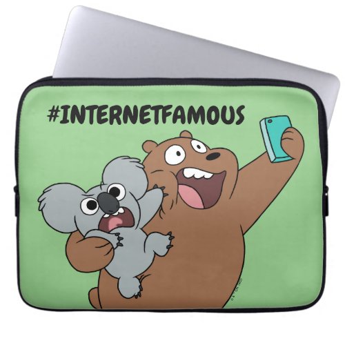 Grizz  Nom Nom _ InternetFamous Laptop Sleeve