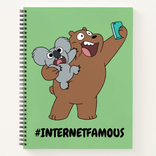 Grizz  Nom Nom _ InternetFamous Notebook