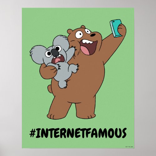 Grizz  Nom Nom _ InternetFamous Poster