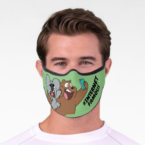 Grizz  Nom Nom _ InternetFamous Premium Face Mask