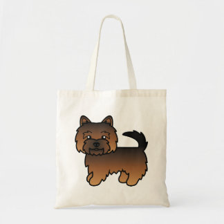 Grizzle Norwich Terrier Cute Cartoon Dog Tote Bag