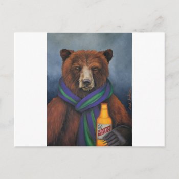 Grizzley Bear Postcard by paintingmaniac at Zazzle