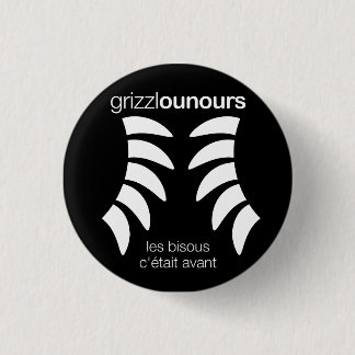 Grizzlounours Collection Pinback Button