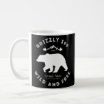 Grizzly 399 Wild &amp; Free Grand Teton National Park  Coffee Mug