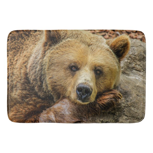 Grizzly Bath Mat (Front)