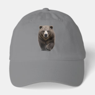 Grizzly Bear Approaching Hat