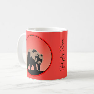 Grizzly Bear at Sunset - Original Wildlife Art Coffee Mug