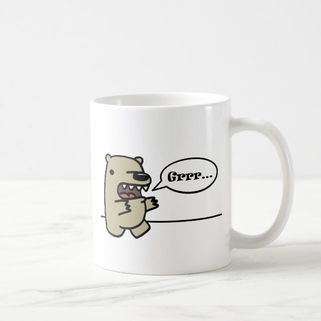 Grizzly Bear Coffee Mug (Right)