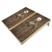Grizzly Bear Cornhole Set
