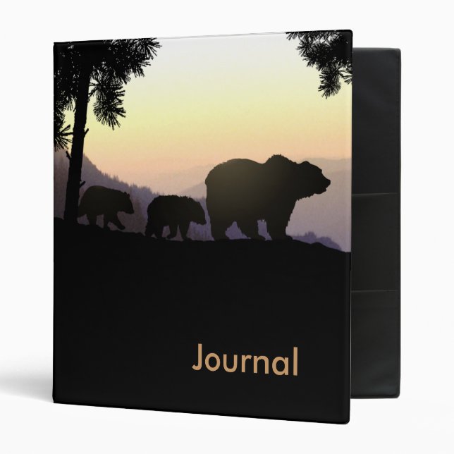 Grizzly Bear family Binder (Front/Inside)