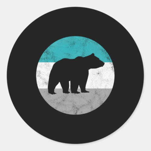 Grizzly Bear For Ns Classic Round Sticker