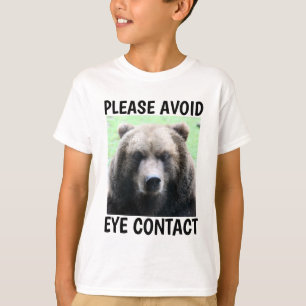 GRIZZLY BEAR FUNNY KIDS BOYS T-SHIRTS