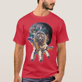 Grizzly Bear Grizzlies Motif Predator Bears Forest T-Shirt