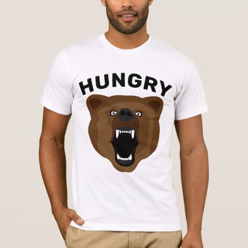 GRIZZLY BEAR HUNGRY DAD FUNNY T_Shirts