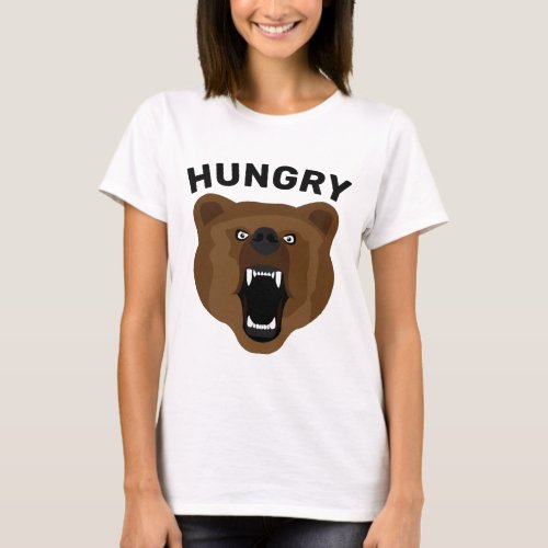 GRIZZLY BEAR HUNGRY DIETER T_Shirts