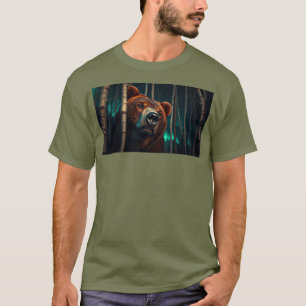 Grizzly Bear in the Woods T-Shirt
