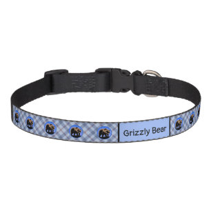Grizzly Bear in Winter - Original Wildlife Art Pet Collar