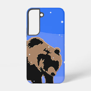 Grizzly Bear in Winter - Original Wildlife Art Samsung Galaxy S22 Case
