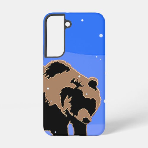Grizzly Bear in Winter  _ Original Wildlife Art Samsung Galaxy S22 Case