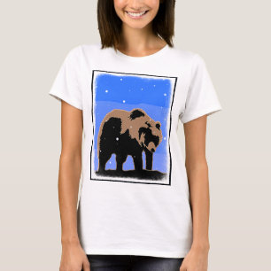 Grizzly Bear in Winter  - Original Wildlife Art T-Shirt