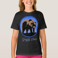 Grizzly Bear in Winter  - Original Wildlife Art T-
