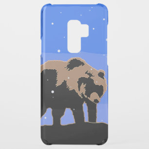 Grizzly Bear in Winter  - Original Wildlife Art Uncommon Samsung Galaxy S9 Plus Case