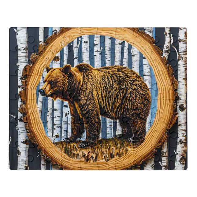 Grizzly Bear Jigsaw Puzzle (Puzzle Horizontal)