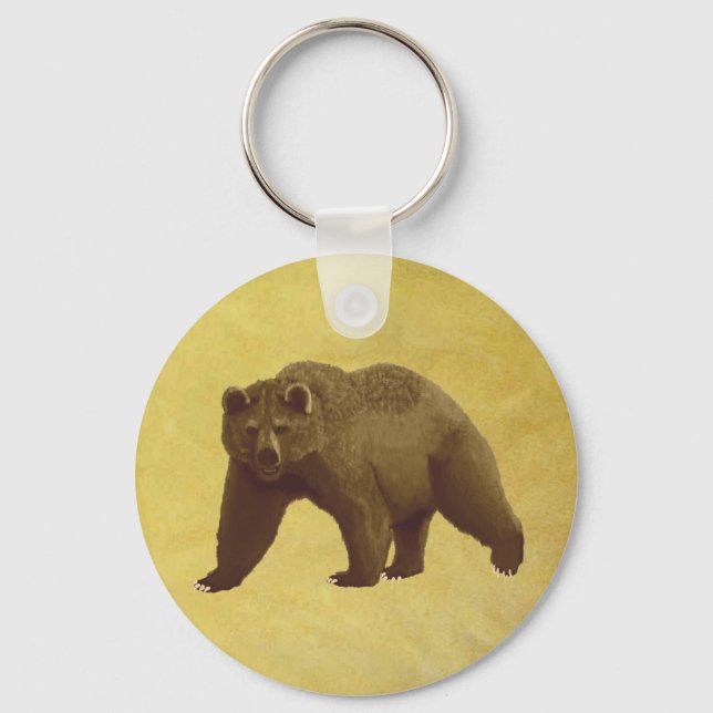 Grizzly Bear Keychain (Front)